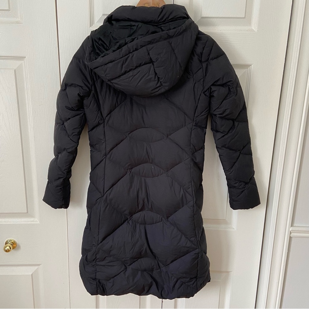 The North Face Women’s 600 Down Filled Long Black Parka Winter Coat Hood XS - Picture 9 of 9